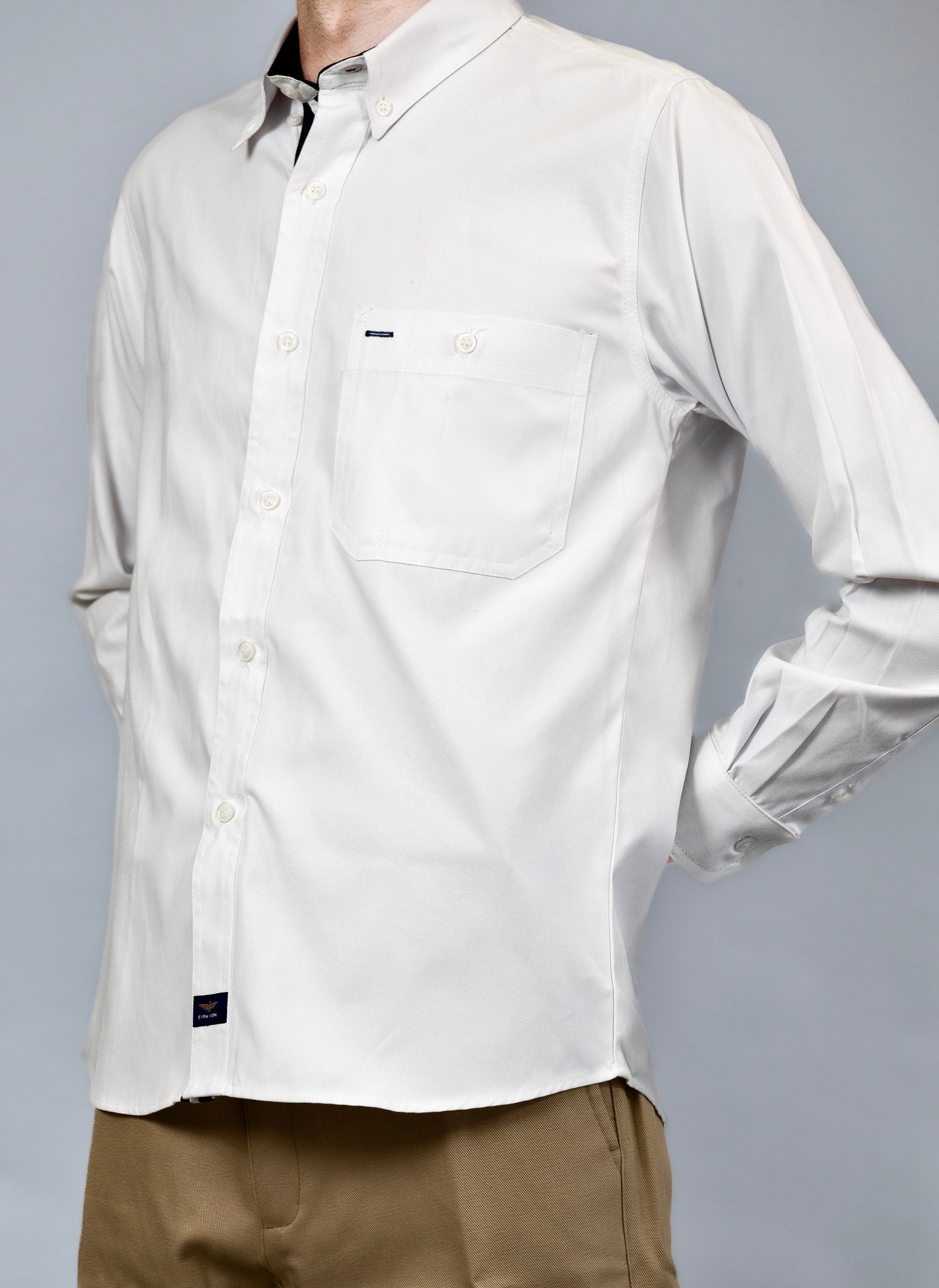 Camisa Manga Larga Blanco