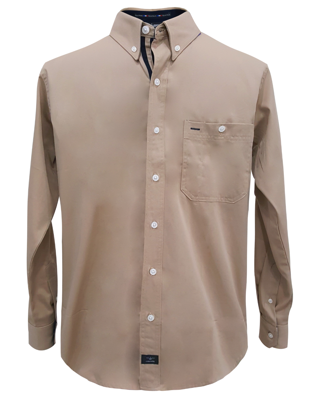 Camisa Manga Larga Khaki