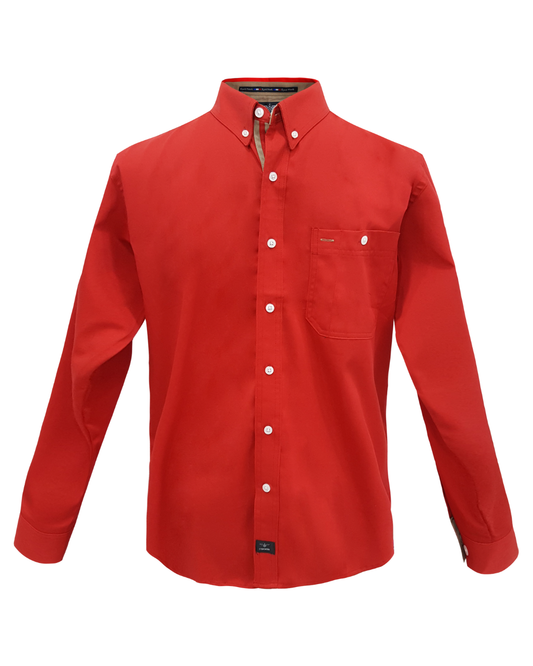 Camisa Manga Larga Roja