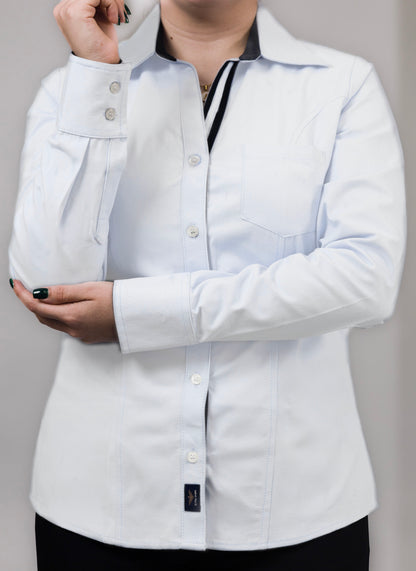 Blusa Manga Larga Blanca