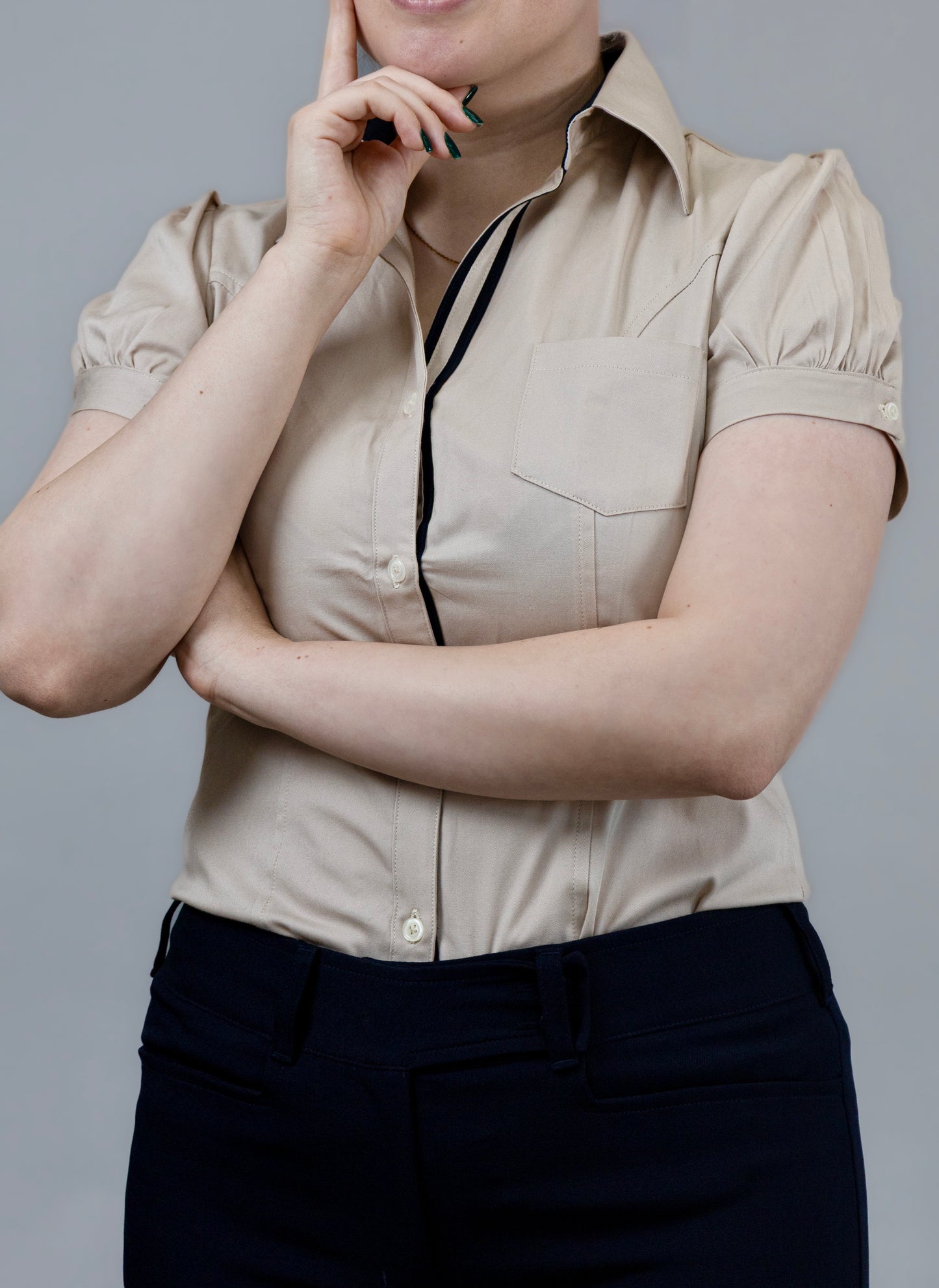 Blusa Princesa Khaki